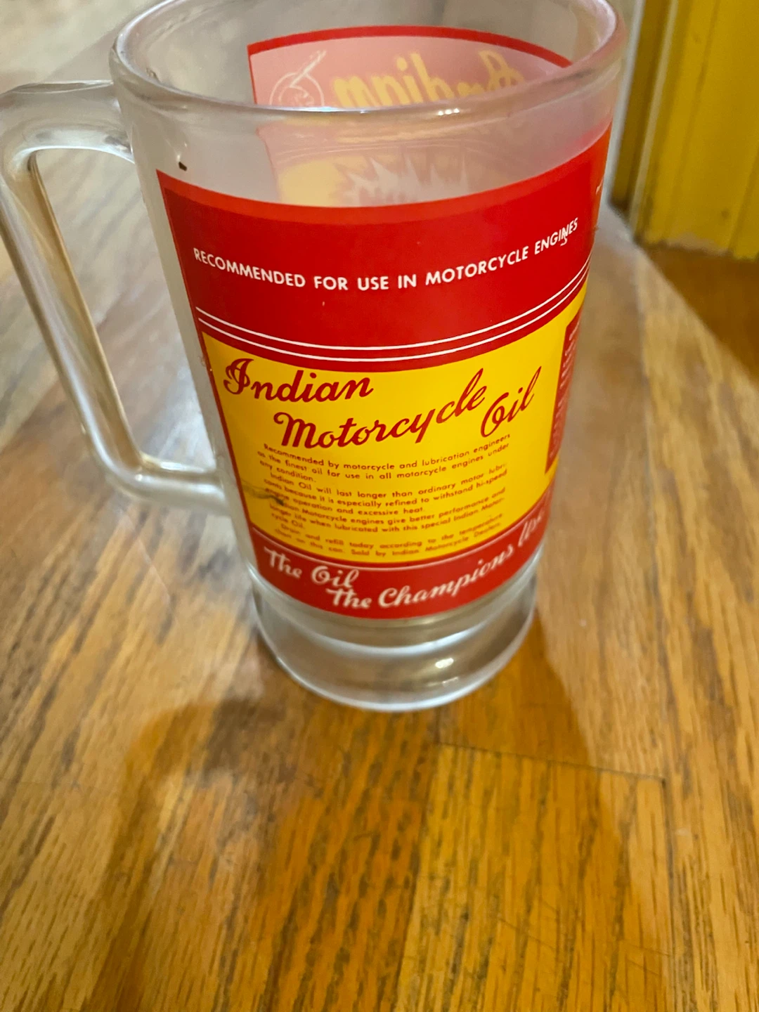 Indian Motorcycle Oil Glass - photo 2