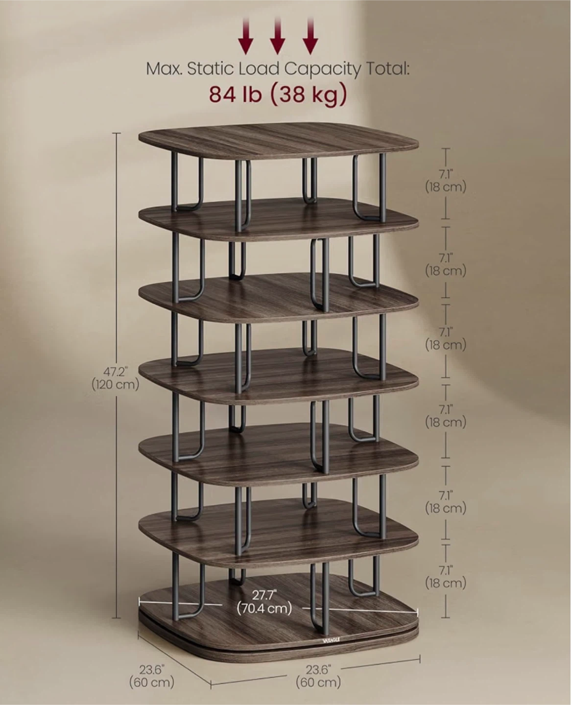7 Tier Shoe Rack Organizer - photo 2