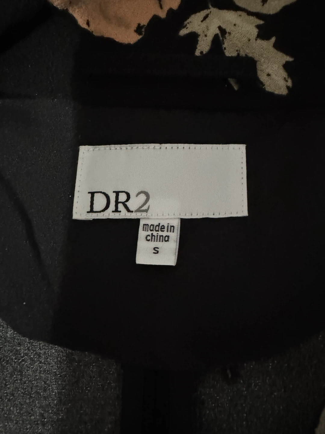 DR2 Black Floral Blazer - Size S - photo 2