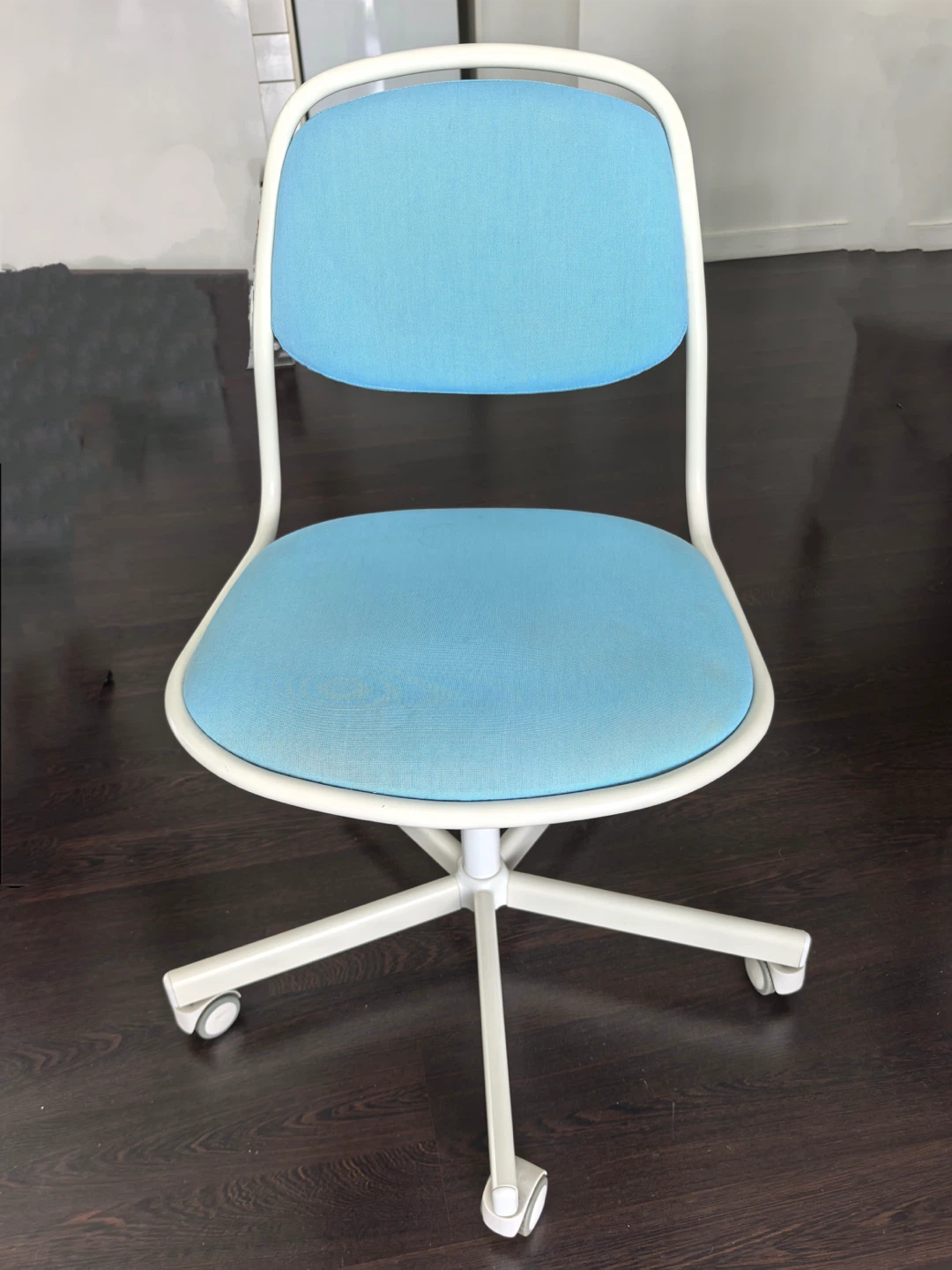 IKEA twin bed set & ÖRFJÄLL Swivel chair white blue - photo 2