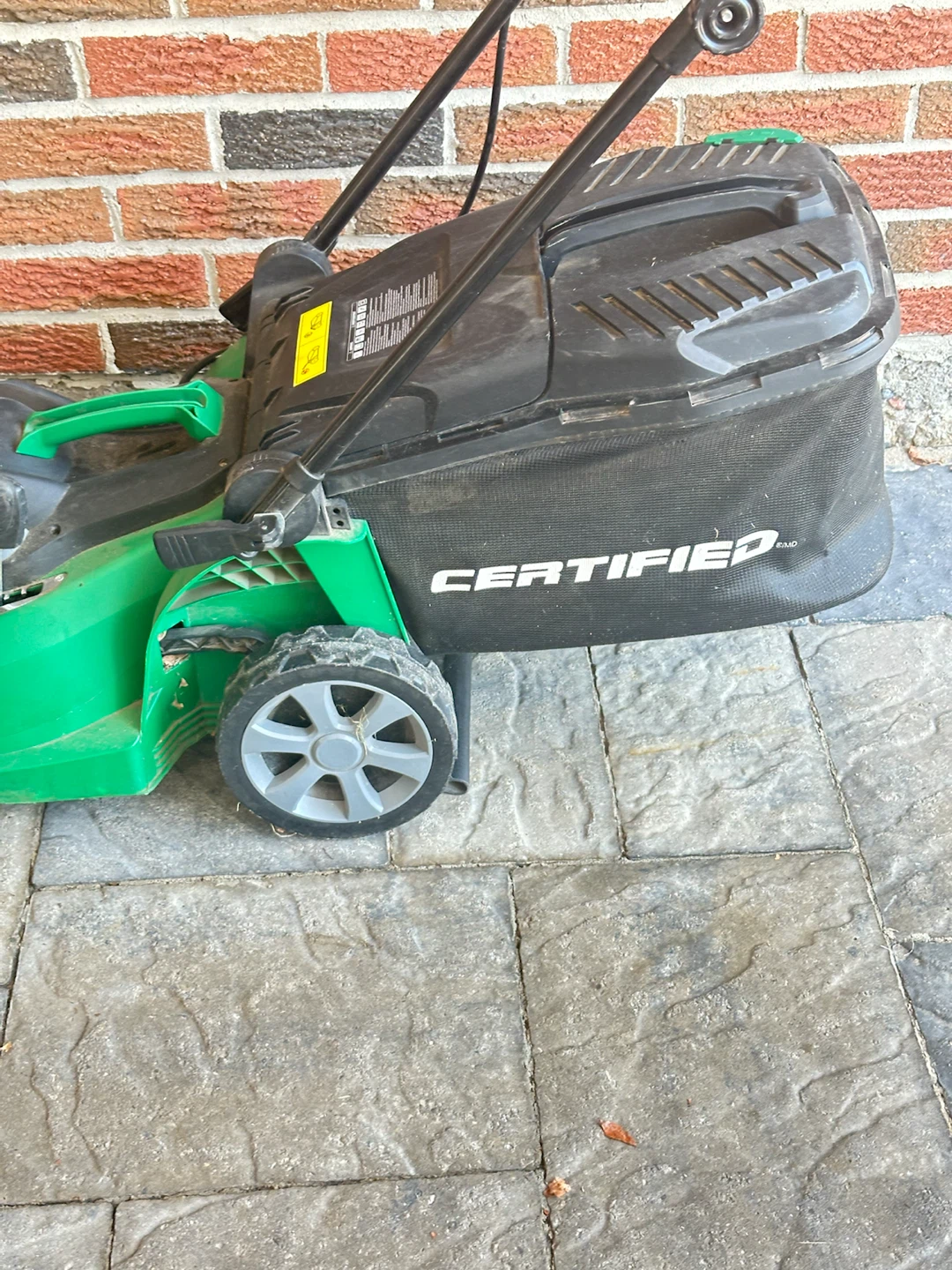 CERTIFIED Electric Lawn Mower 13 3/8" Cutting Path - photo 4