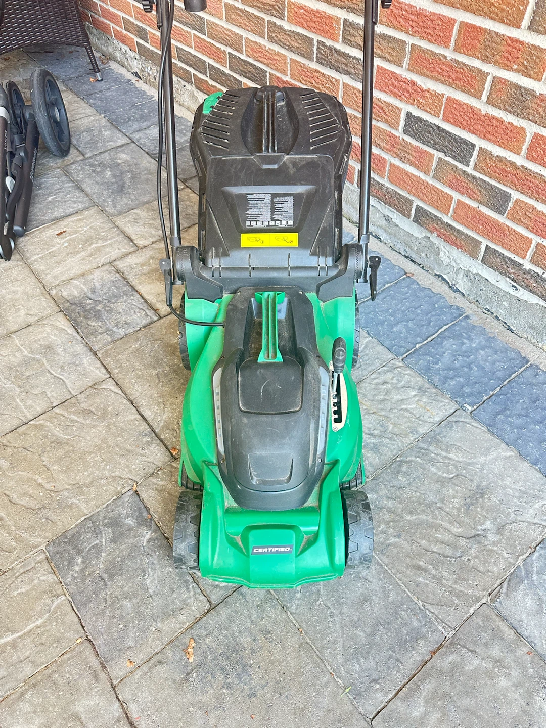 CERTIFIED Electric Lawn Mower 13 3/8" Cutting Path - photo 5