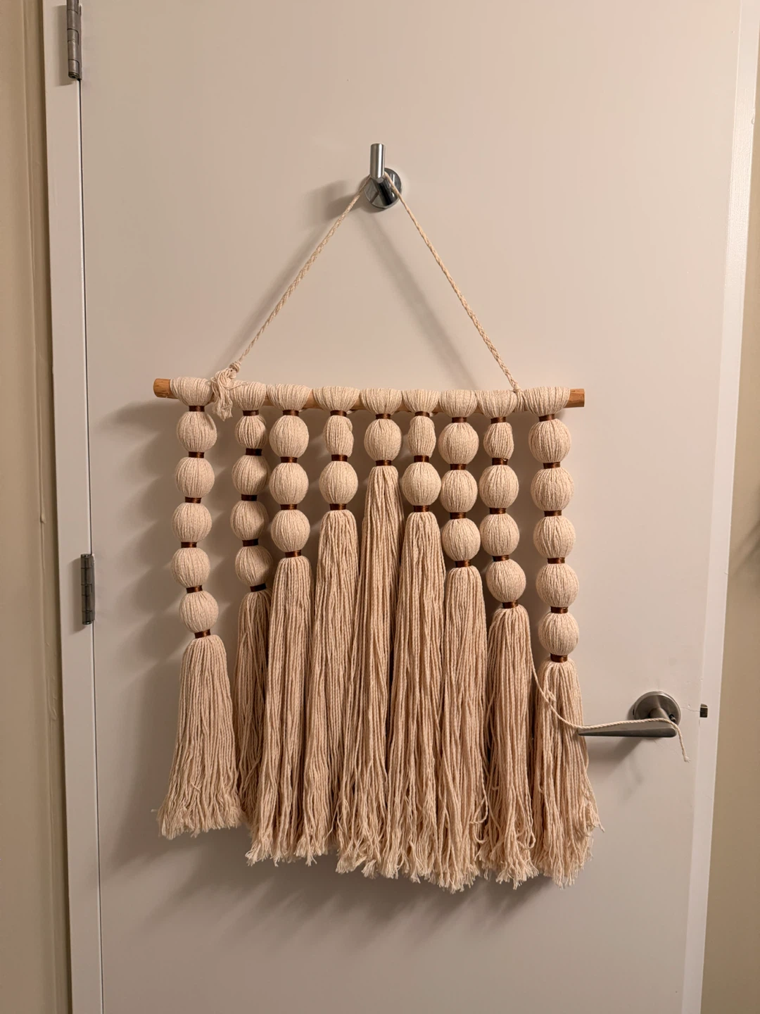 Macrame Wall Hanging with Wooden Dowel - photo 5