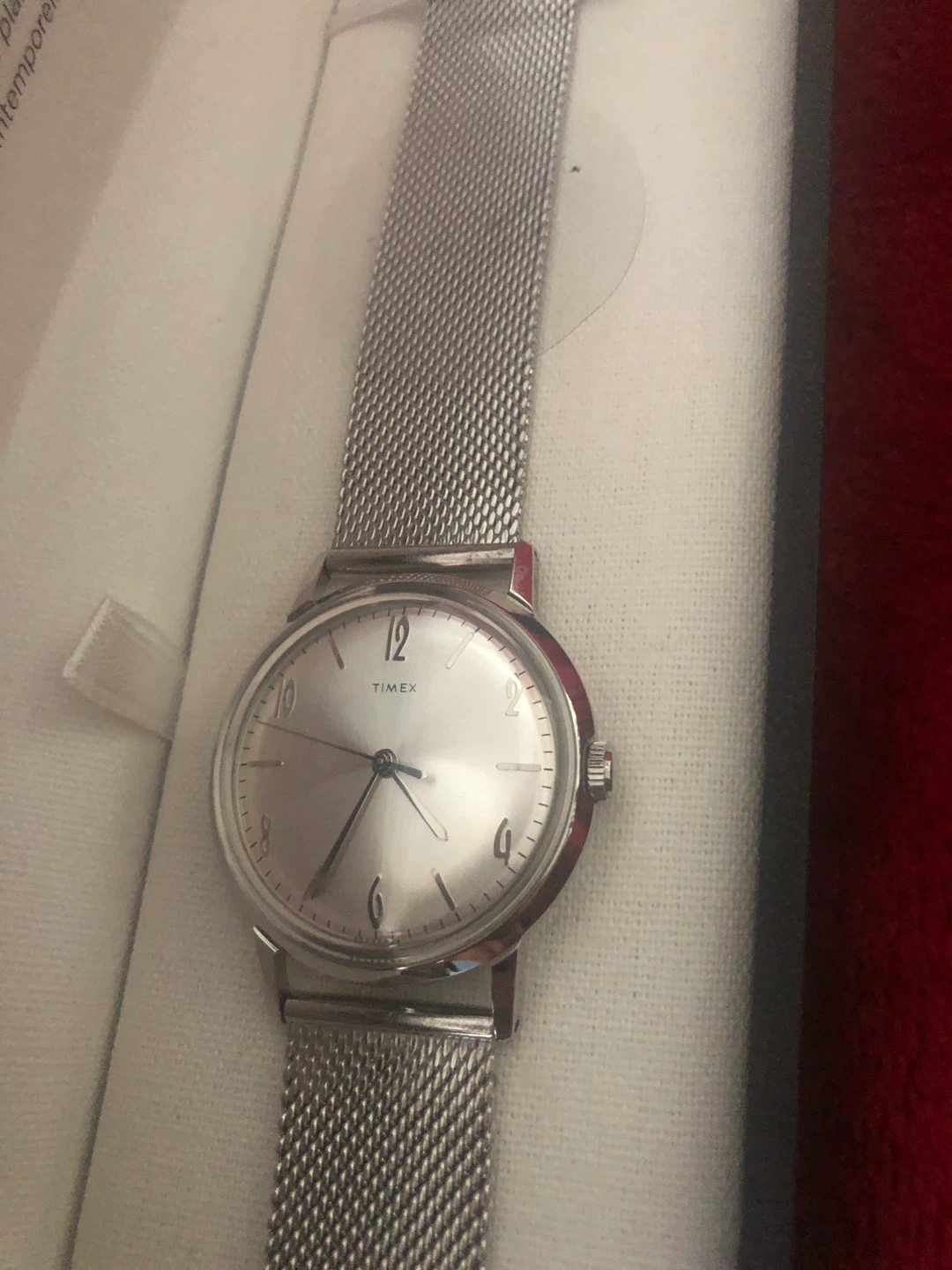 Timex Marlin Hand-Wind Mechanical Watch 34mm - photo 3
