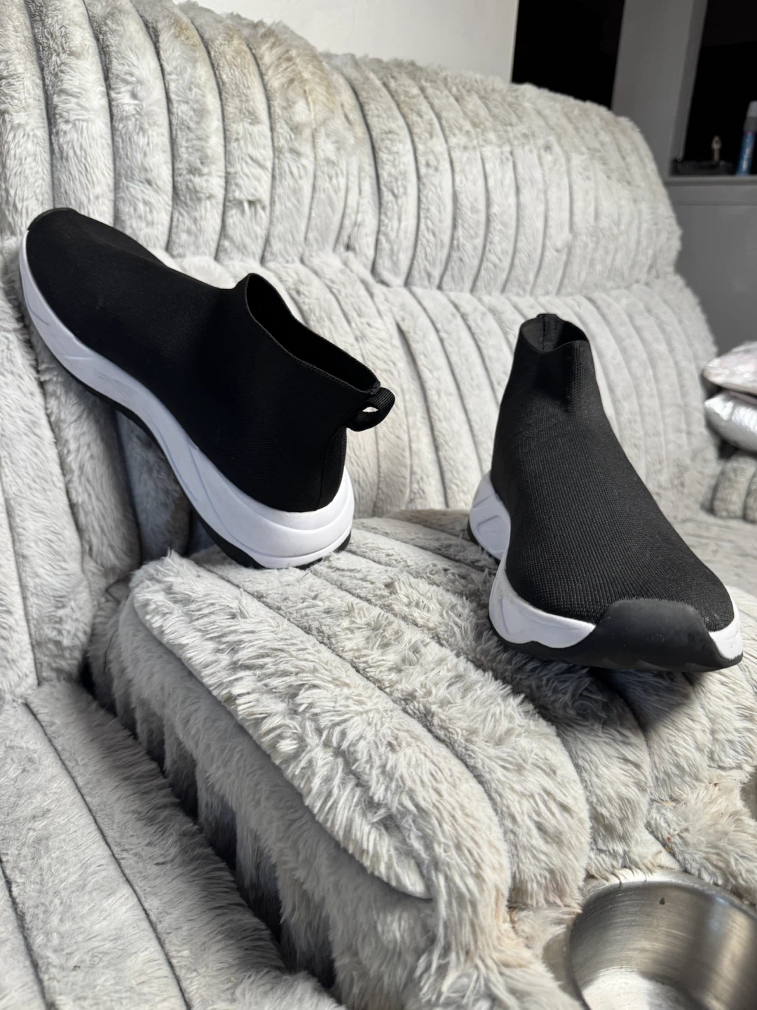 Black Sock Slip-On Sneakers - photo 3