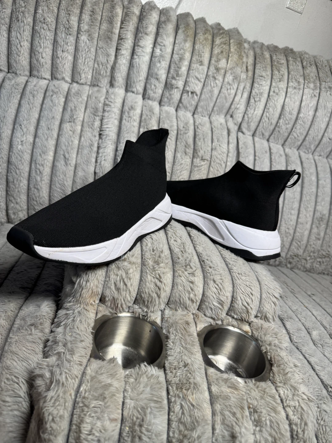 Black Sock Slip-On Sneakers - photo 4