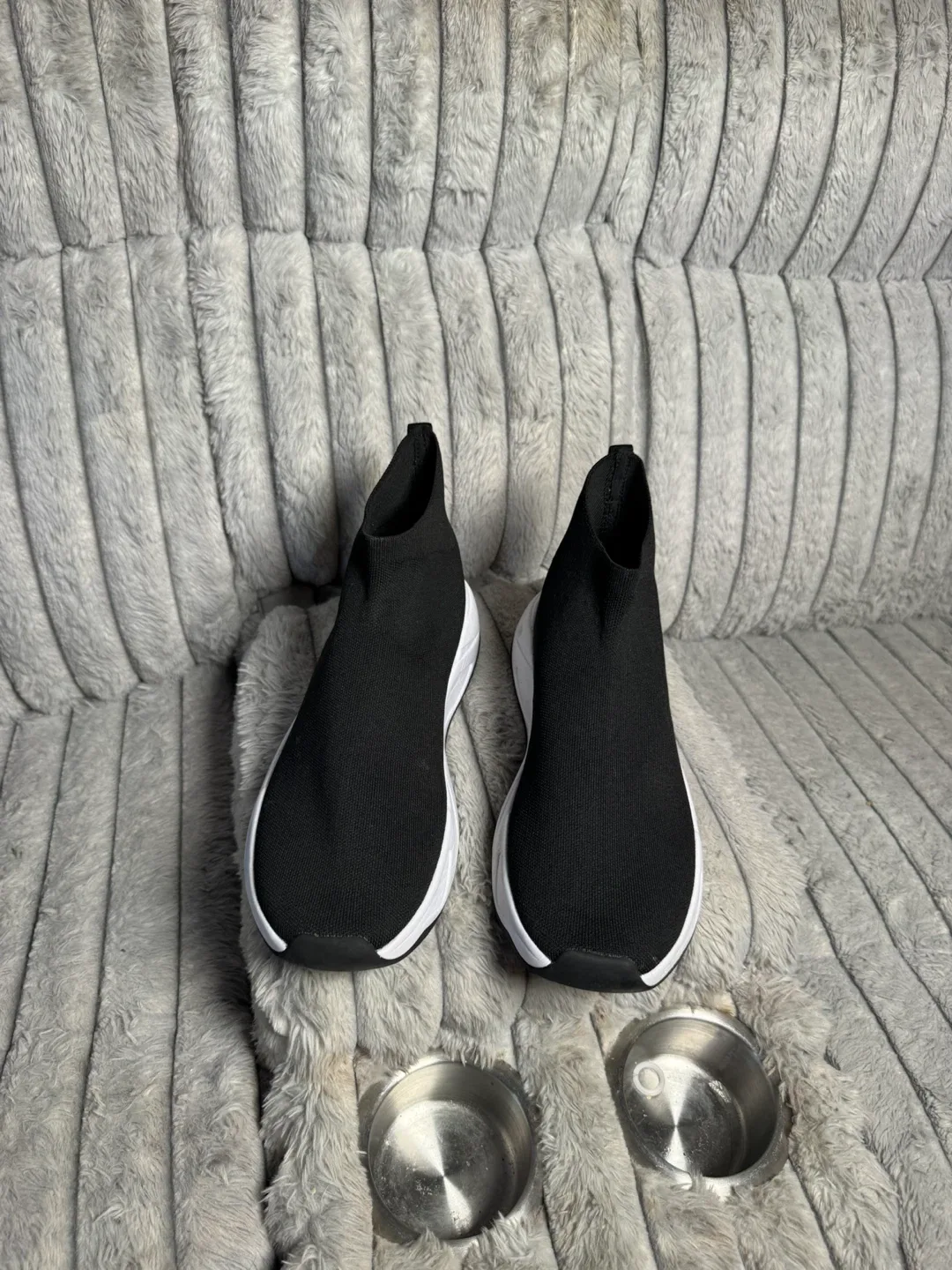 Black Sock Slip-On Sneakers - photo 5