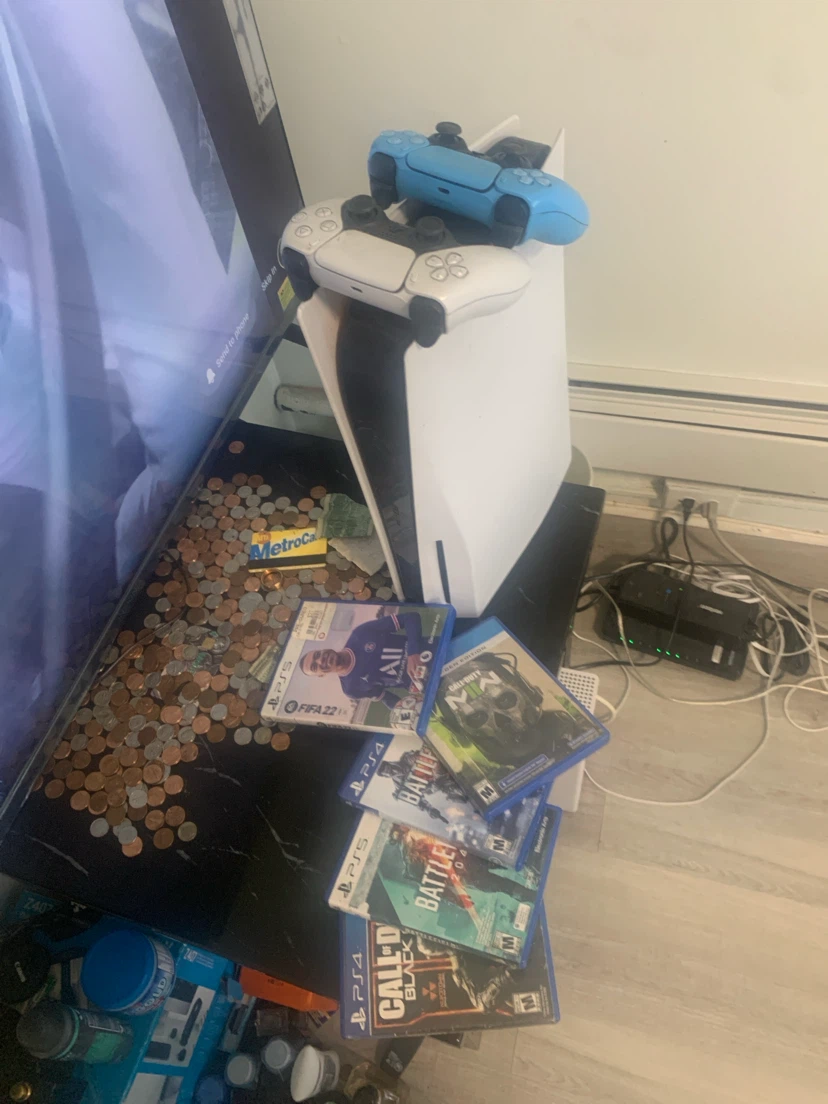 PlayStation 5 Console with 2 controllers