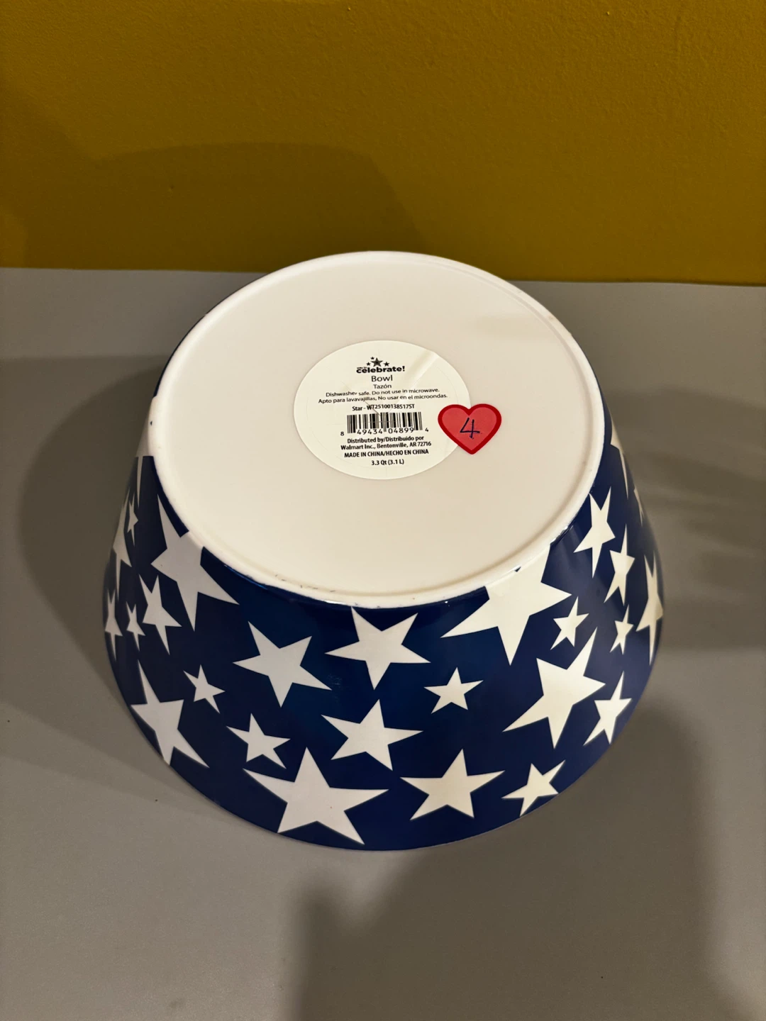 Celebrate! Patriotic Star Serving Bowl - photo 3