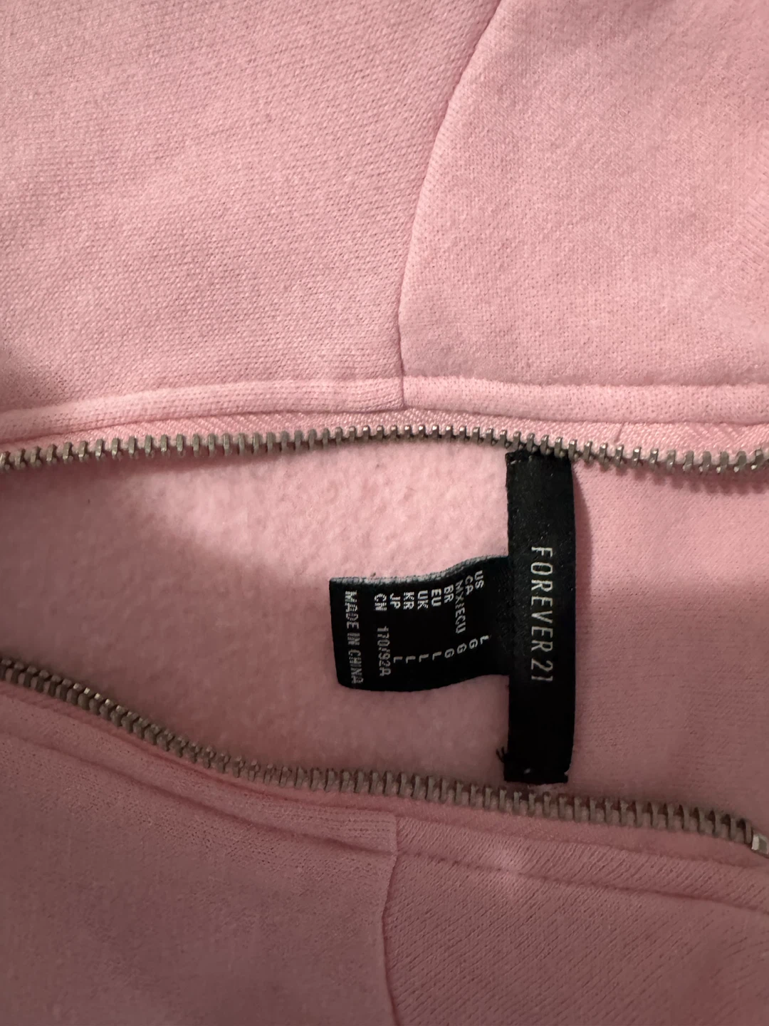 Forever 21 Colour Block Zip-Up Hoodie - photo 2