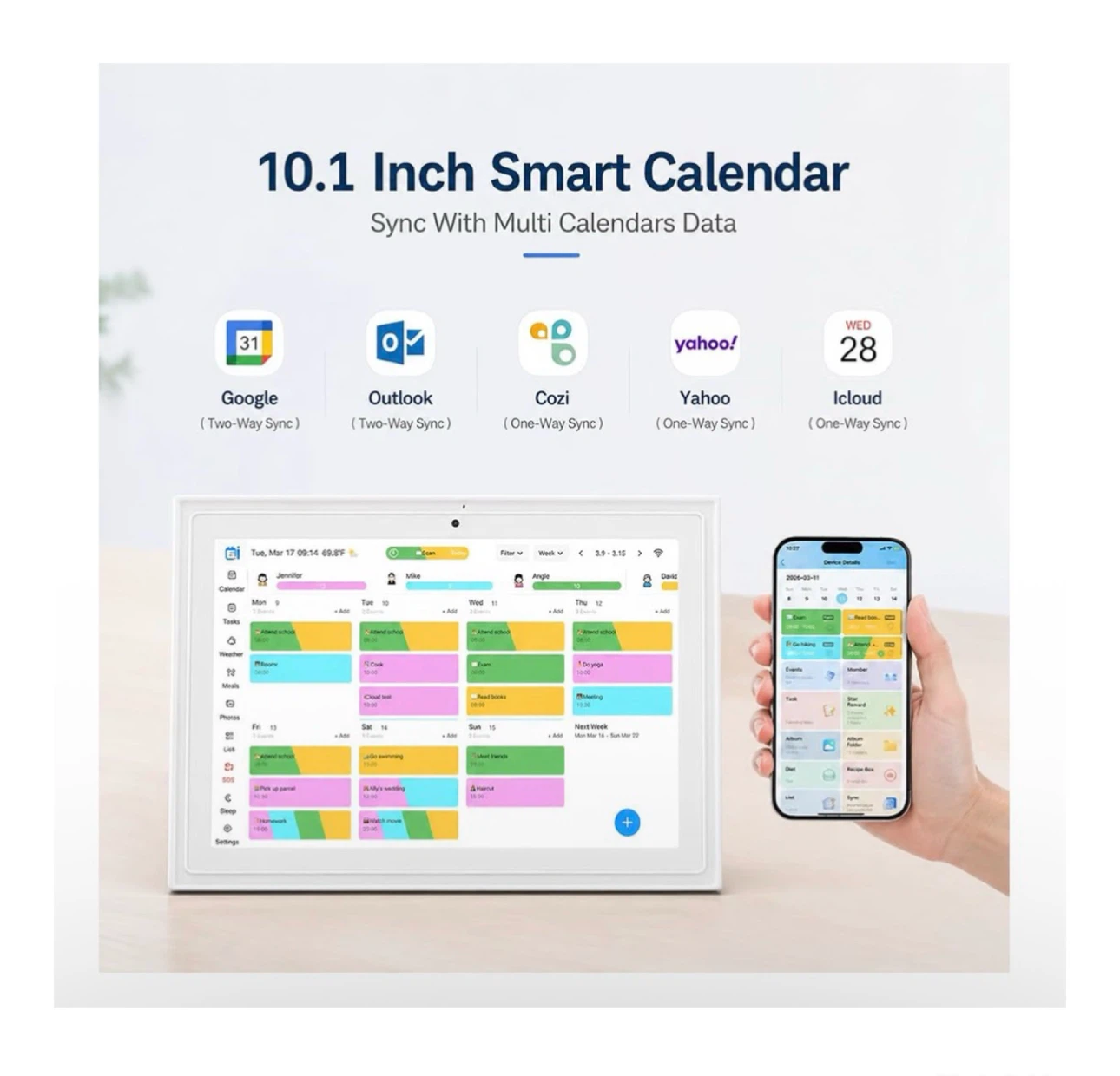 Brand new Digital Calendar, 10.1-inch - photo 3