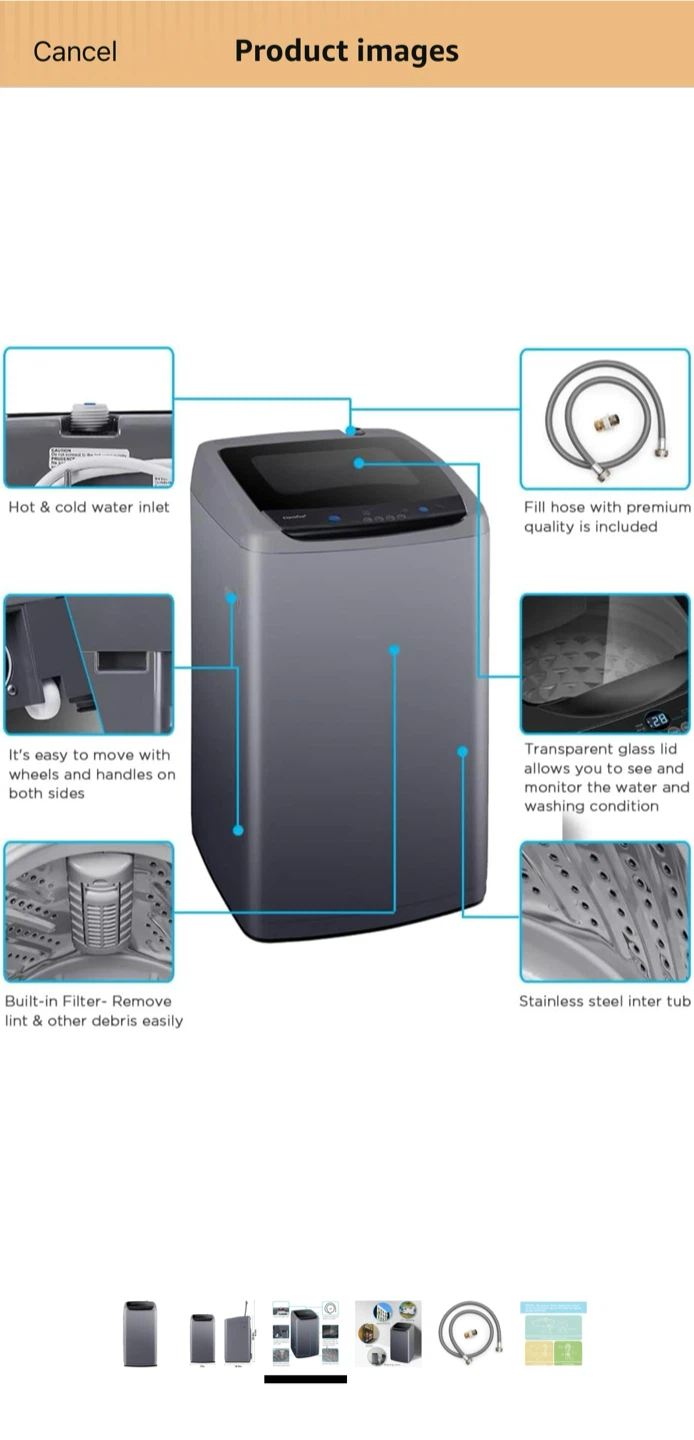 Comfee Portable Washer Machine
