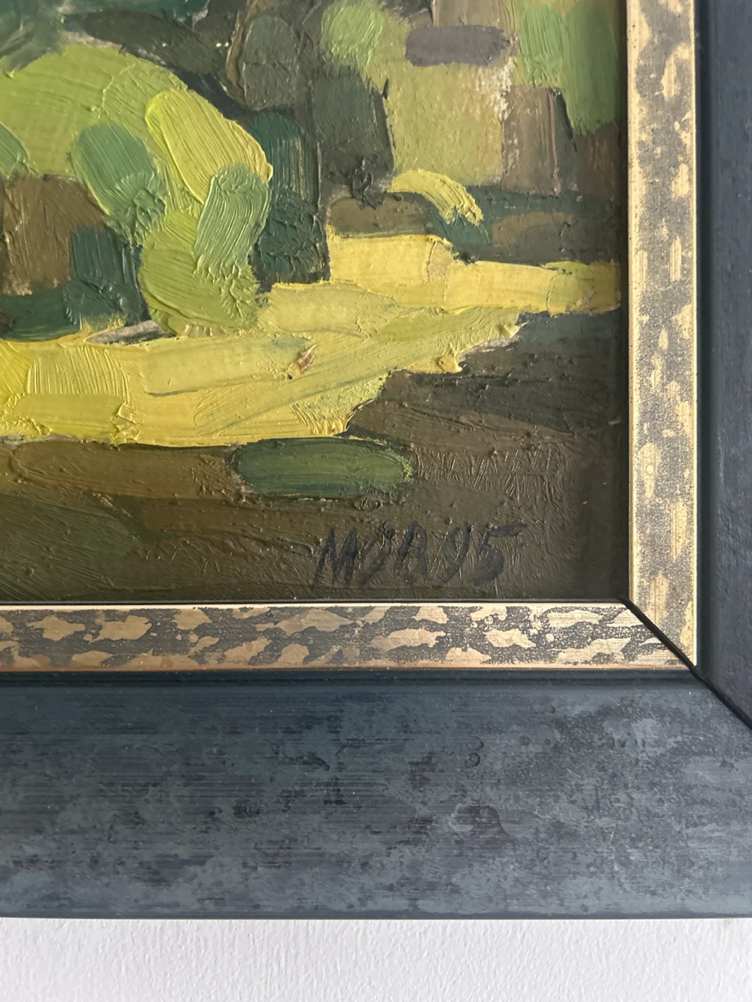 Framed Oil Painting of a Russian Church with Trees - photo 2