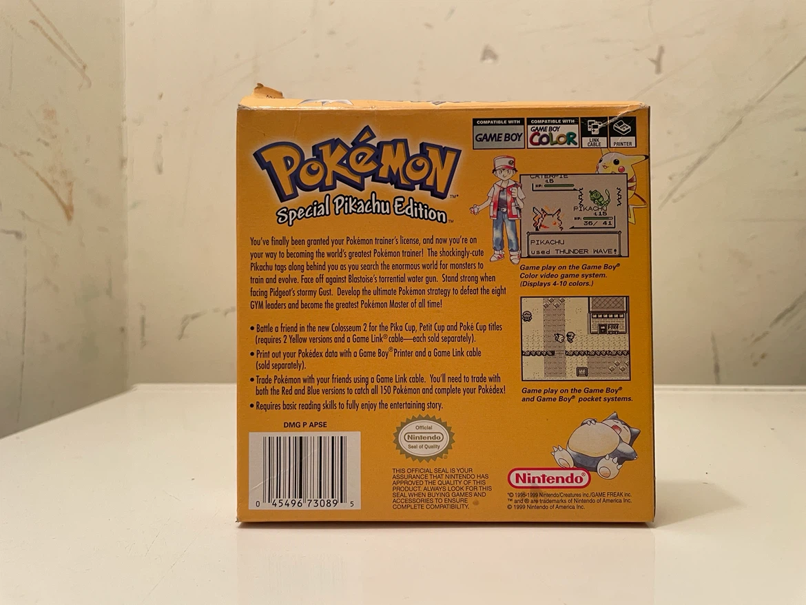 Pokémon Yellow Version Box - photo 3