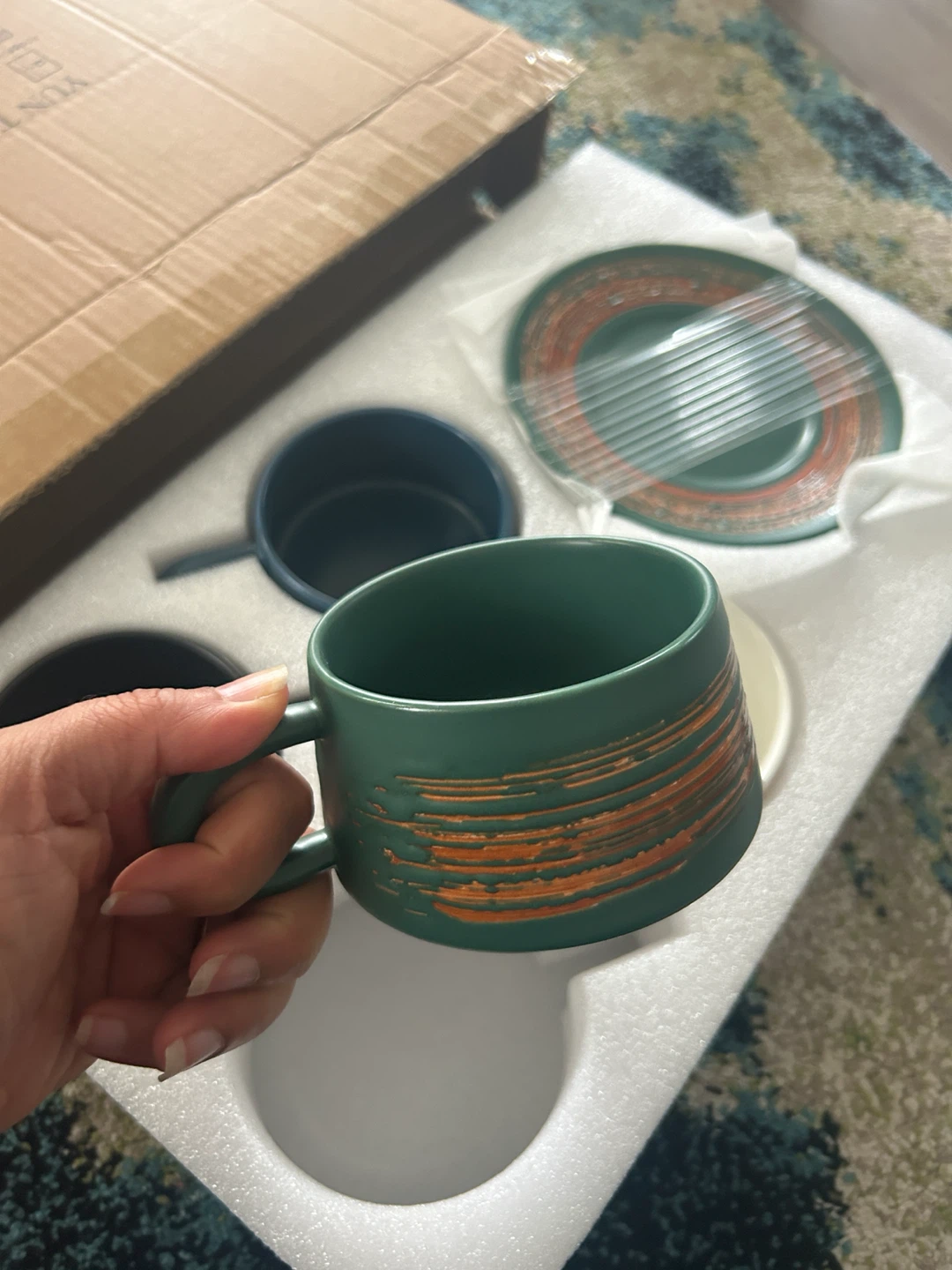 Ceramic Mug and Saucer Set - photo 2