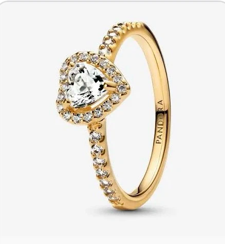 Pandora Sparkling Heart Ring