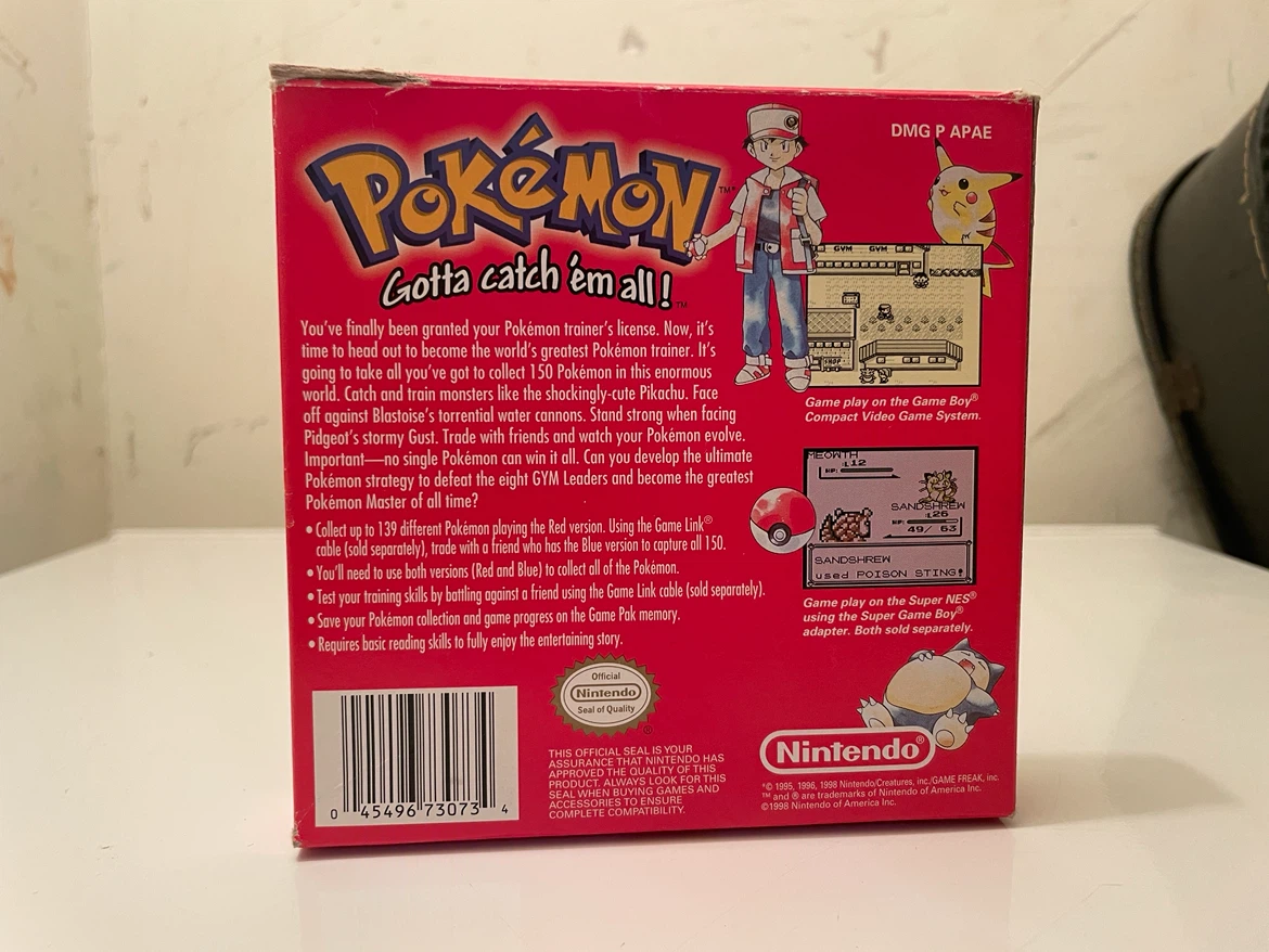 Pokemon Red Version Box - photo 3