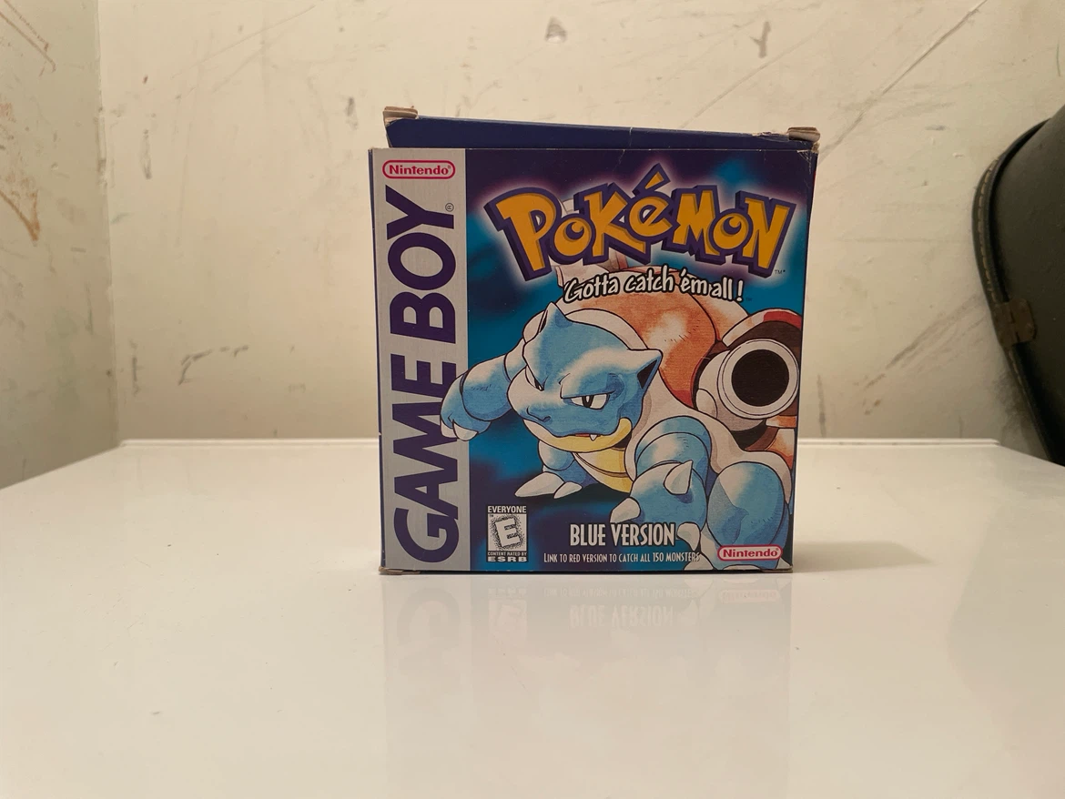Pokémon Blue Version Game Box