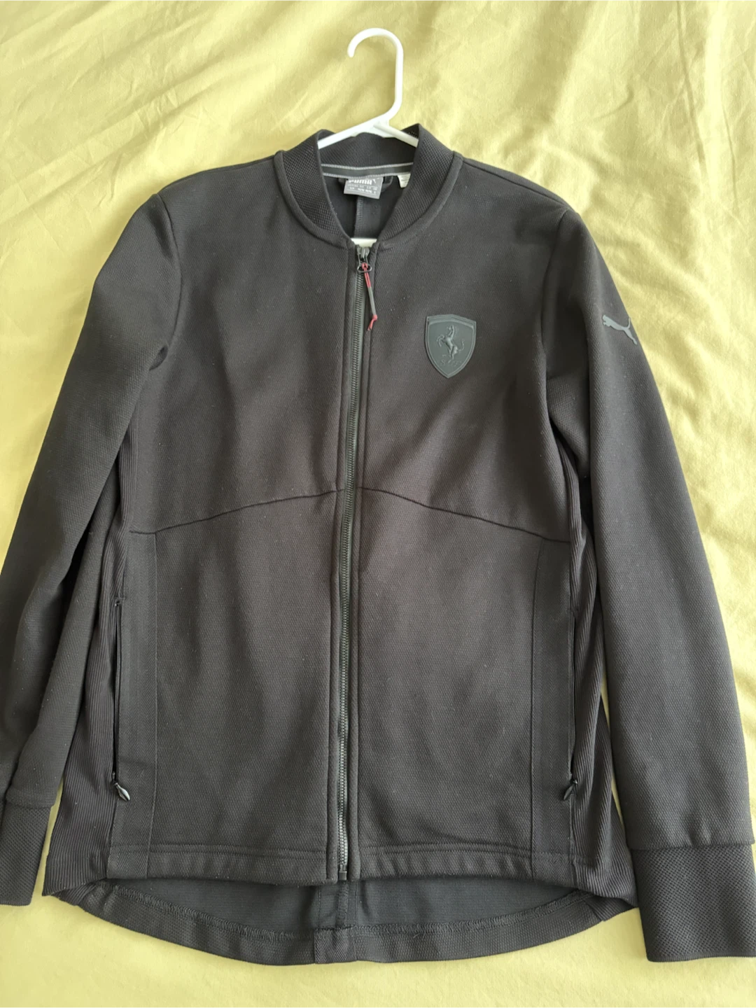 Puma Ferrari Black Full Zip Jacket