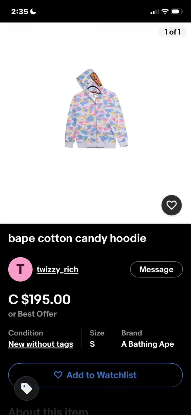 BAPE Shark Full Zip Hoodie - photo 4