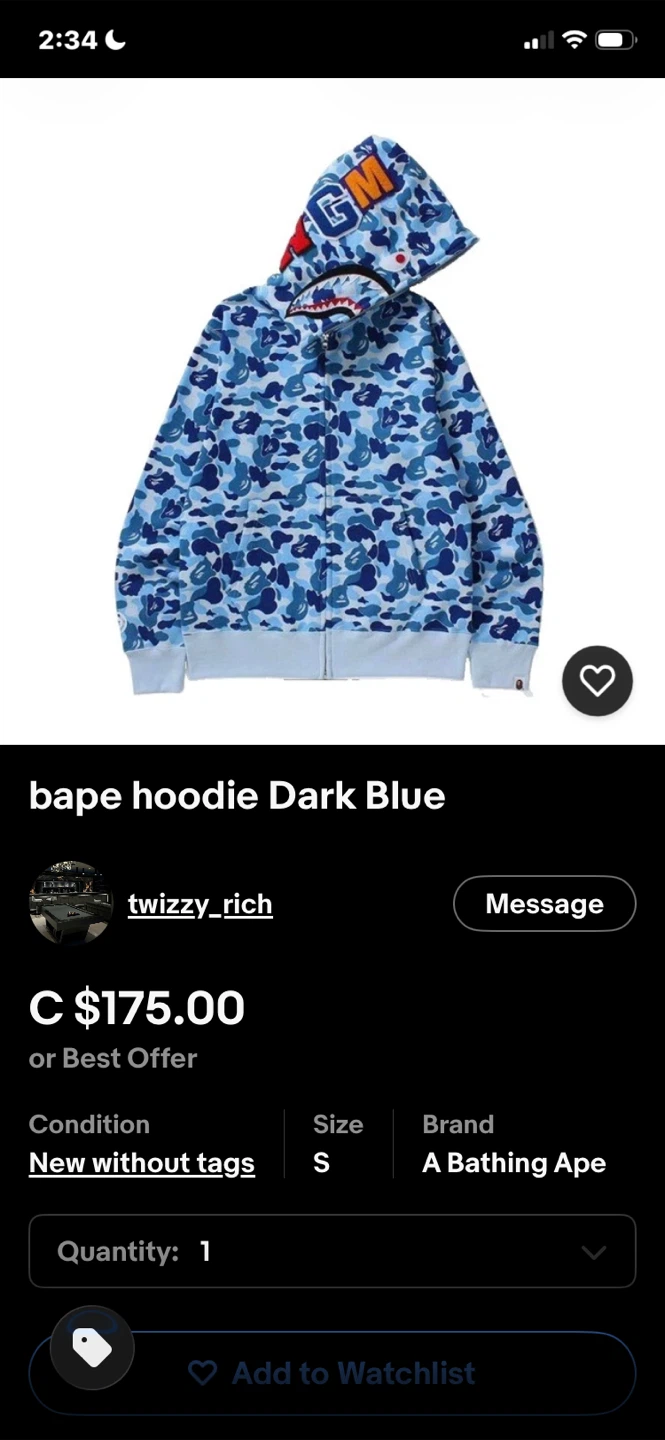BAPE Shark Full Zip Hoodie - photo 5