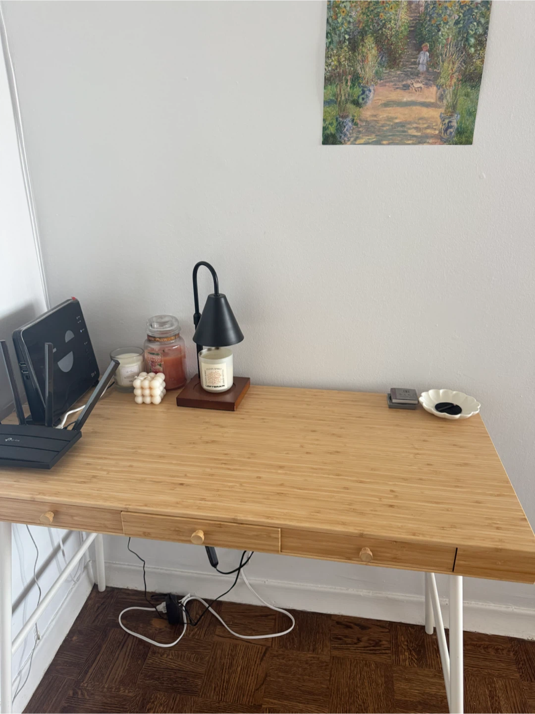 IKEA LILLASEN Bamboo Desk - photo 3