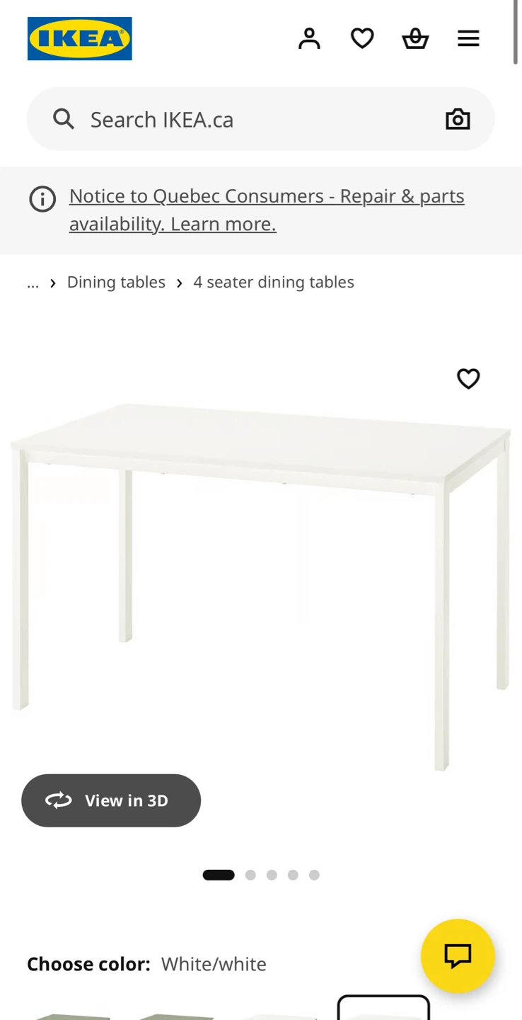 IKEA VIHALS Dining Table – Excellent Condition