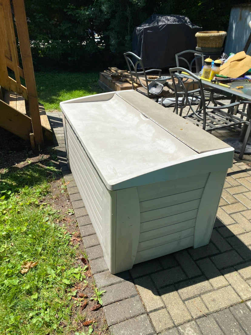 Large Plastic Storage Deck Box - photo 2