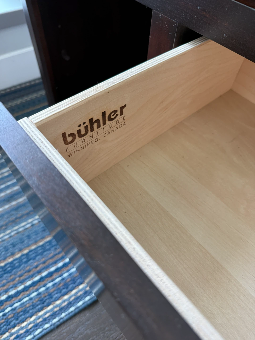 Side table with glass top - photo 3