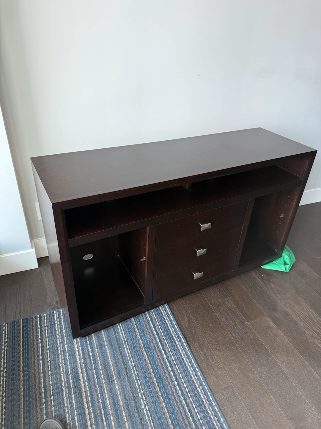 Side table with glass top - photo 5