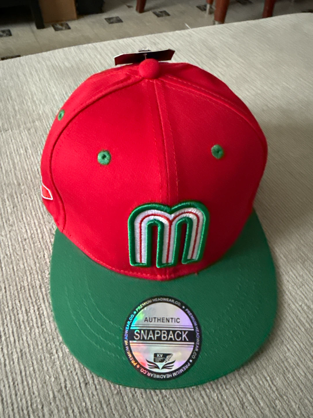 México Flag Snapback Hat