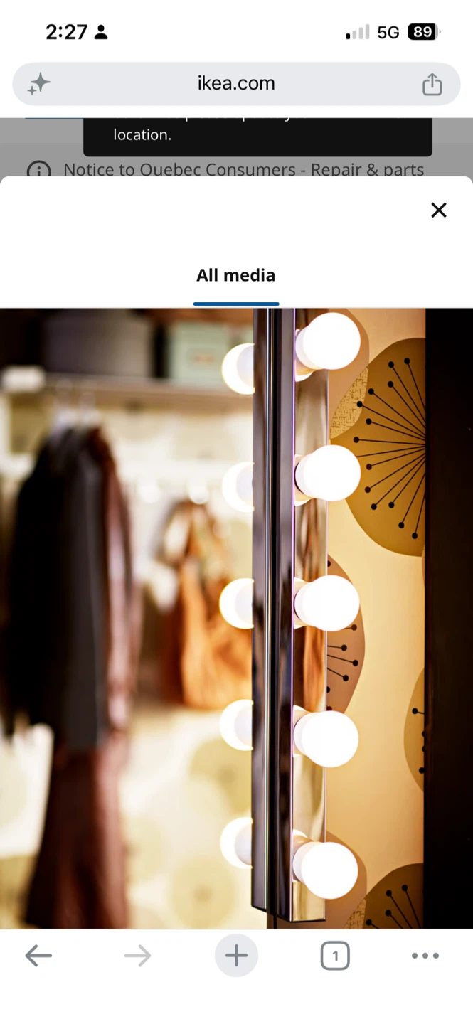 IKEA MUSIK 2 x LED Wall Lamp - photo 2