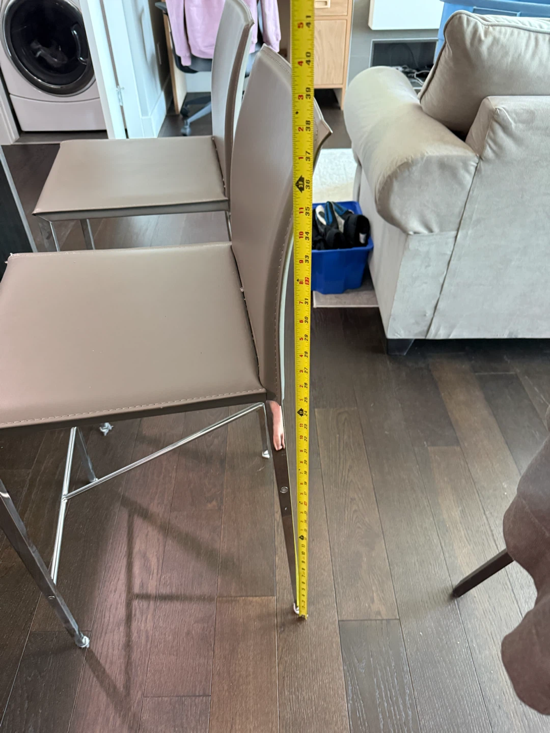 Countertop height bar chairs - photo 5