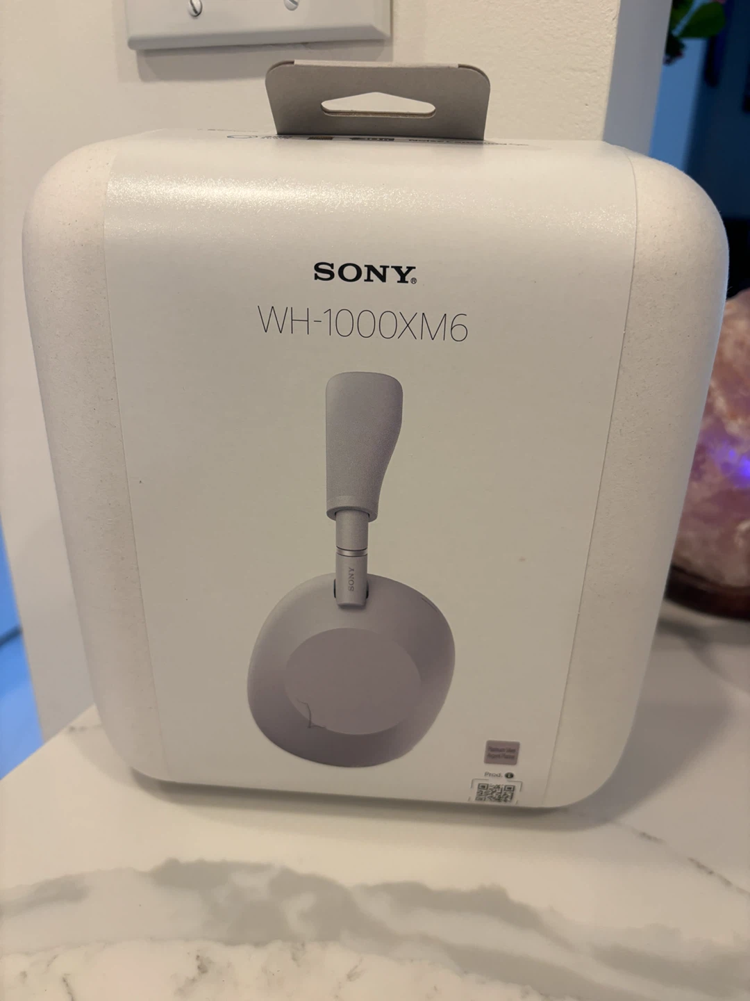 Sony WH-1000XM6 Noise Cancelling Headphones - Platinum Silver