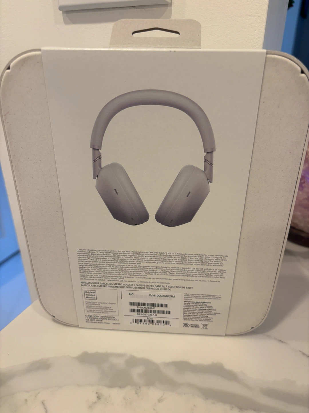 Sony WH-1000XM6 Noise Cancelling Headphones - Platinum Silver - photo 2