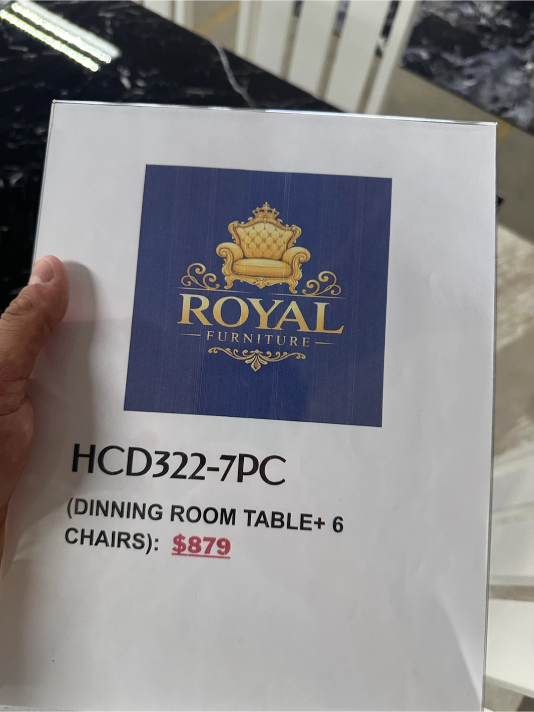 Dining table + 6 chairs (brand new) - photo 4