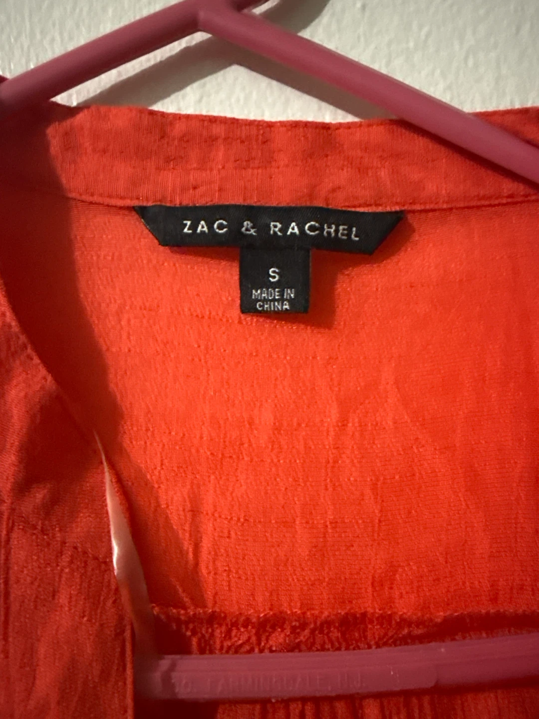 Zac & Rachel Orange Button-Up Blouse - photo 5