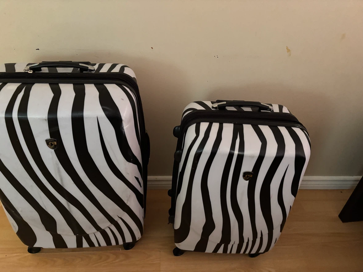 Zebra Print Luggage Set - photo 2