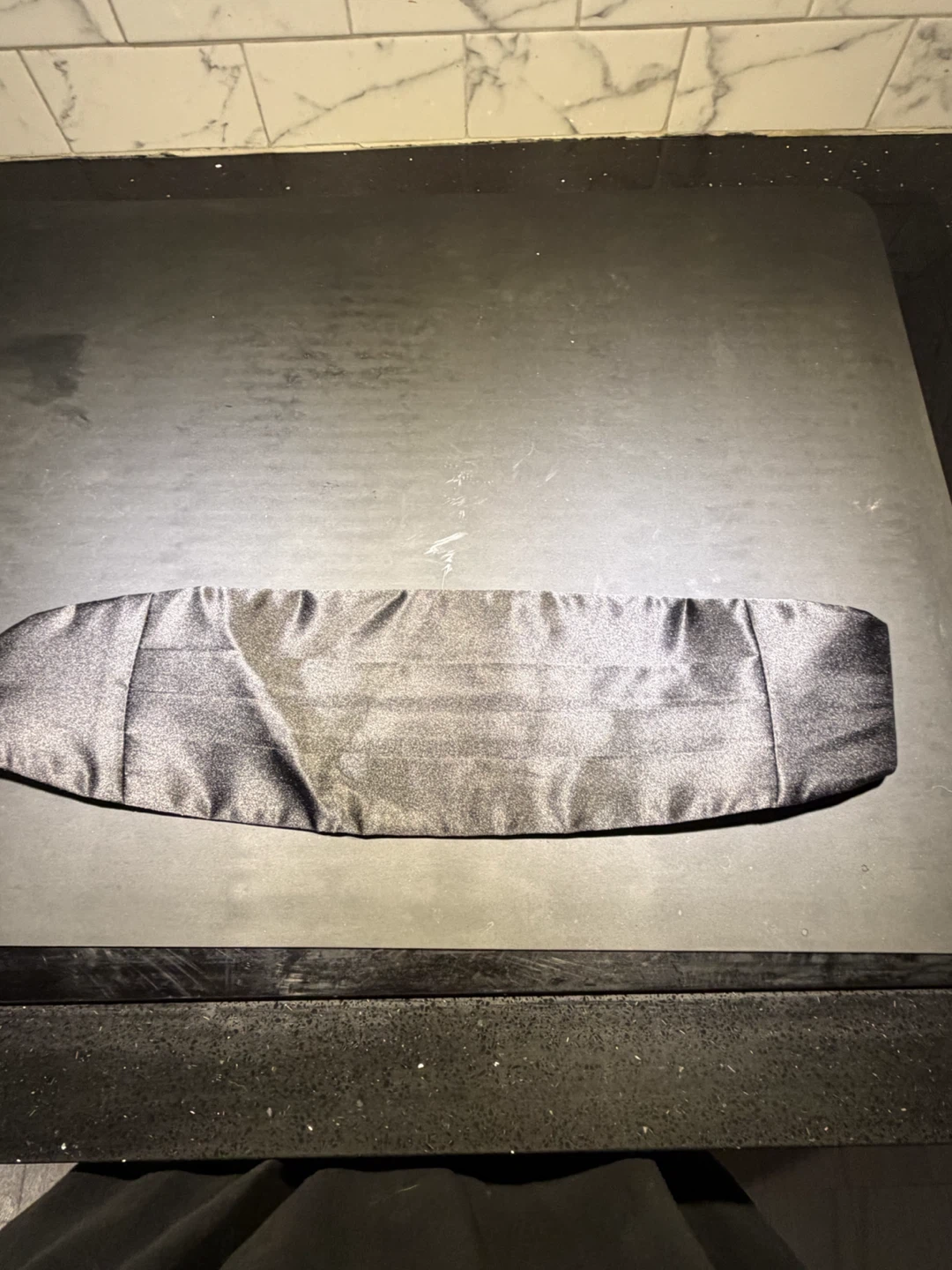 Black Satin Cummerbund