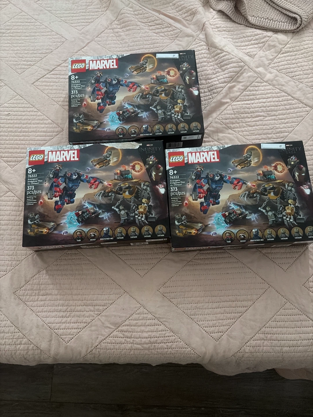 LEGO Marvel 76322 avengers endgame Thor vs chitauti 3 boxes new