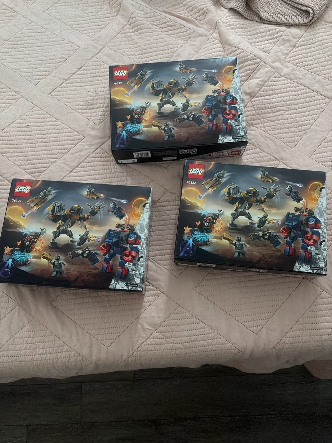 LEGO Marvel 76322 avengers endgame Thor vs chitauti 3 boxes new - photo 3
