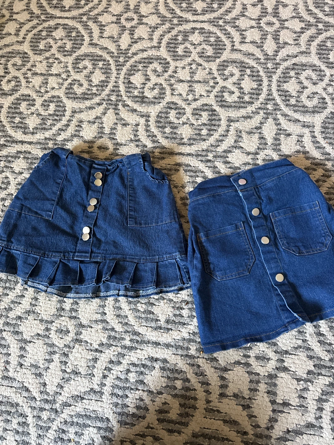 Two Denim Skirts for Girls 3-5 year old
