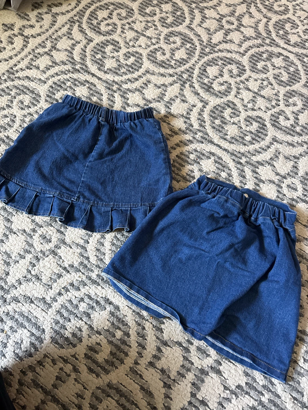 Two Denim Skirts for Girls 3-5 year old - photo 2