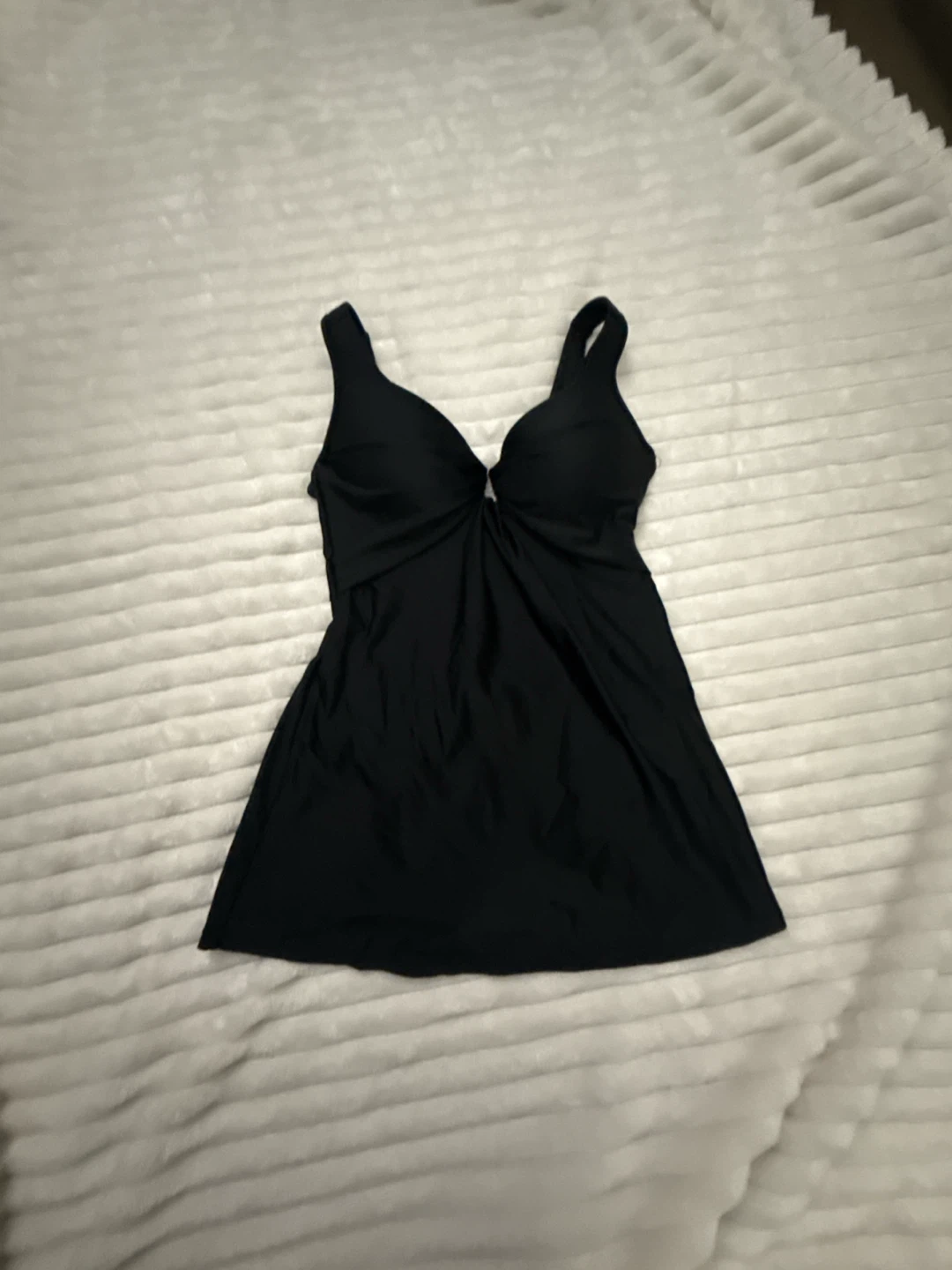 Shore Shapes Black Swimwear Tankini Size 8
