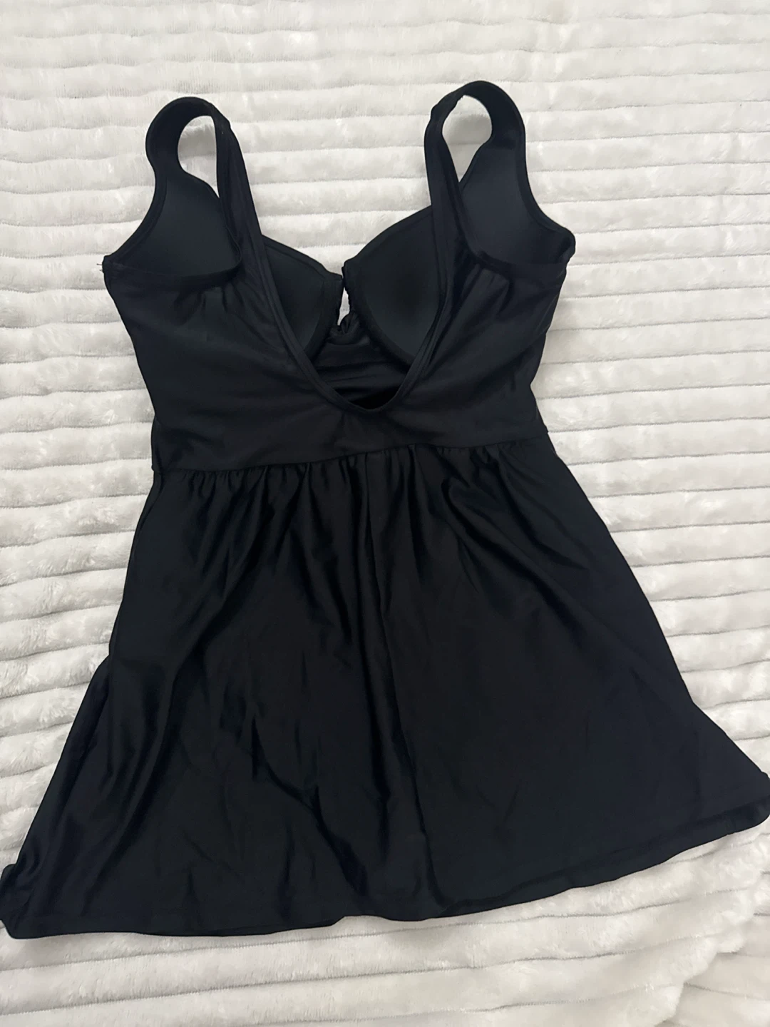Shore Shapes Black Swimwear Tankini Size 8 - photo 3