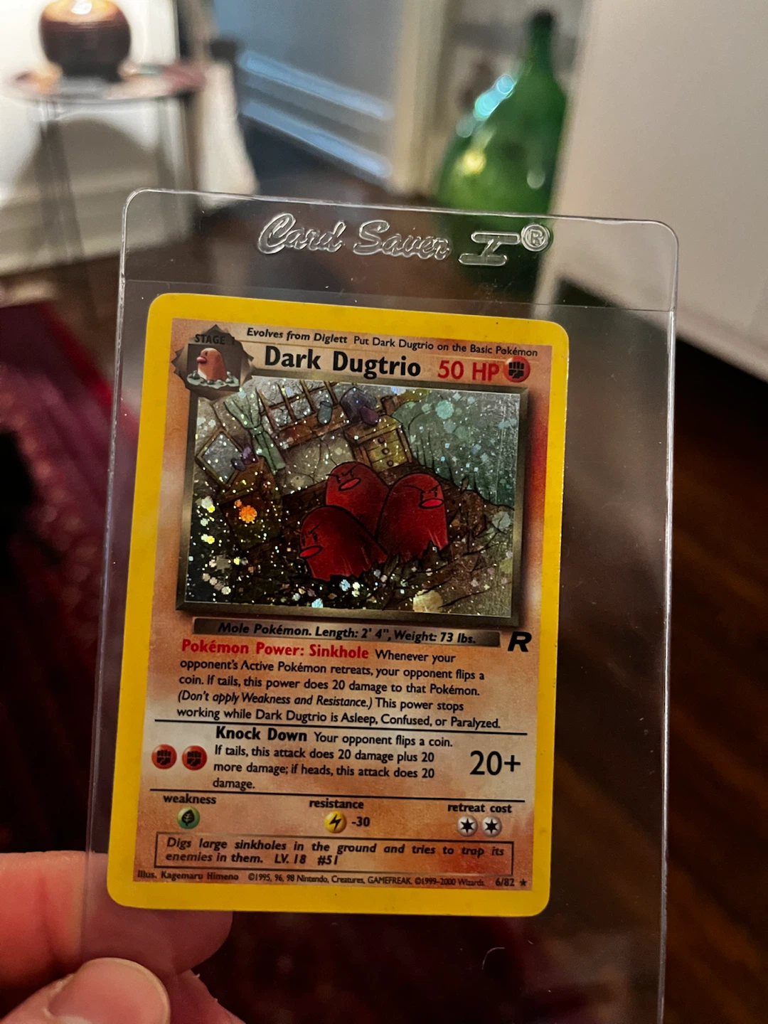 Pokémon Dark Dugtrio Card - Wizards of the Coast