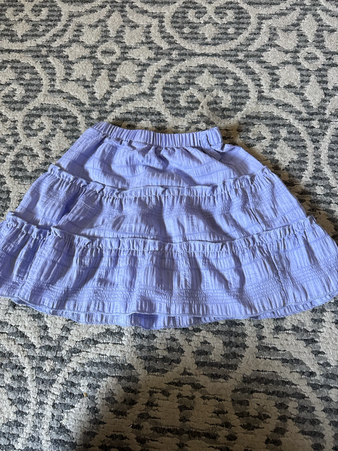 Lavender Tiered Maxi Skirt Size 110 - photo 2