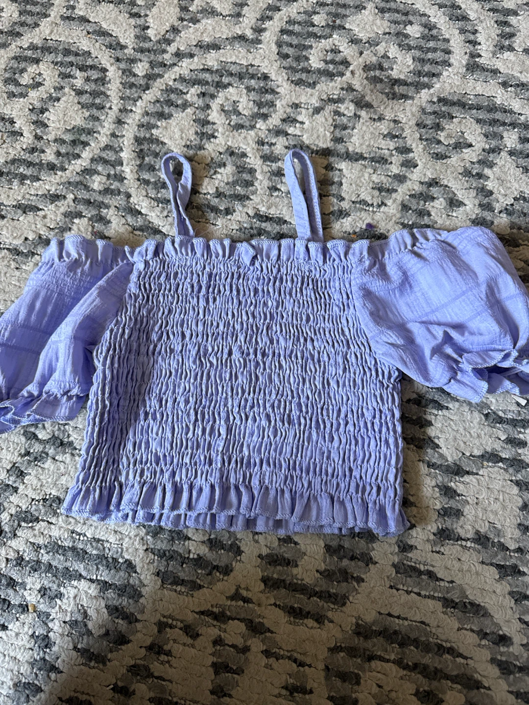 Lavender Tiered Maxi Skirt Size 110 - photo 3