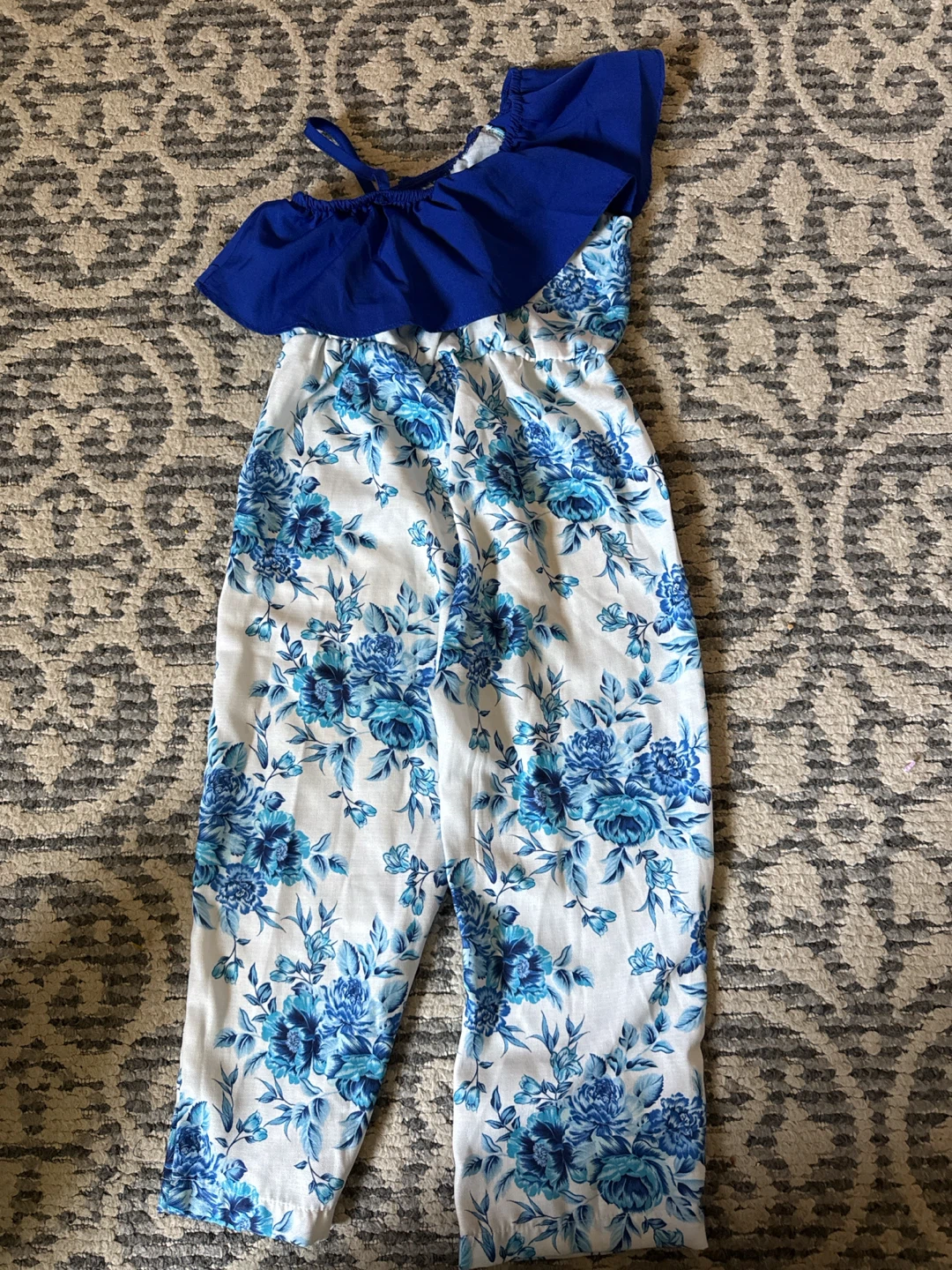 Girls Floral Jumpsuit 4 year old - photo 3