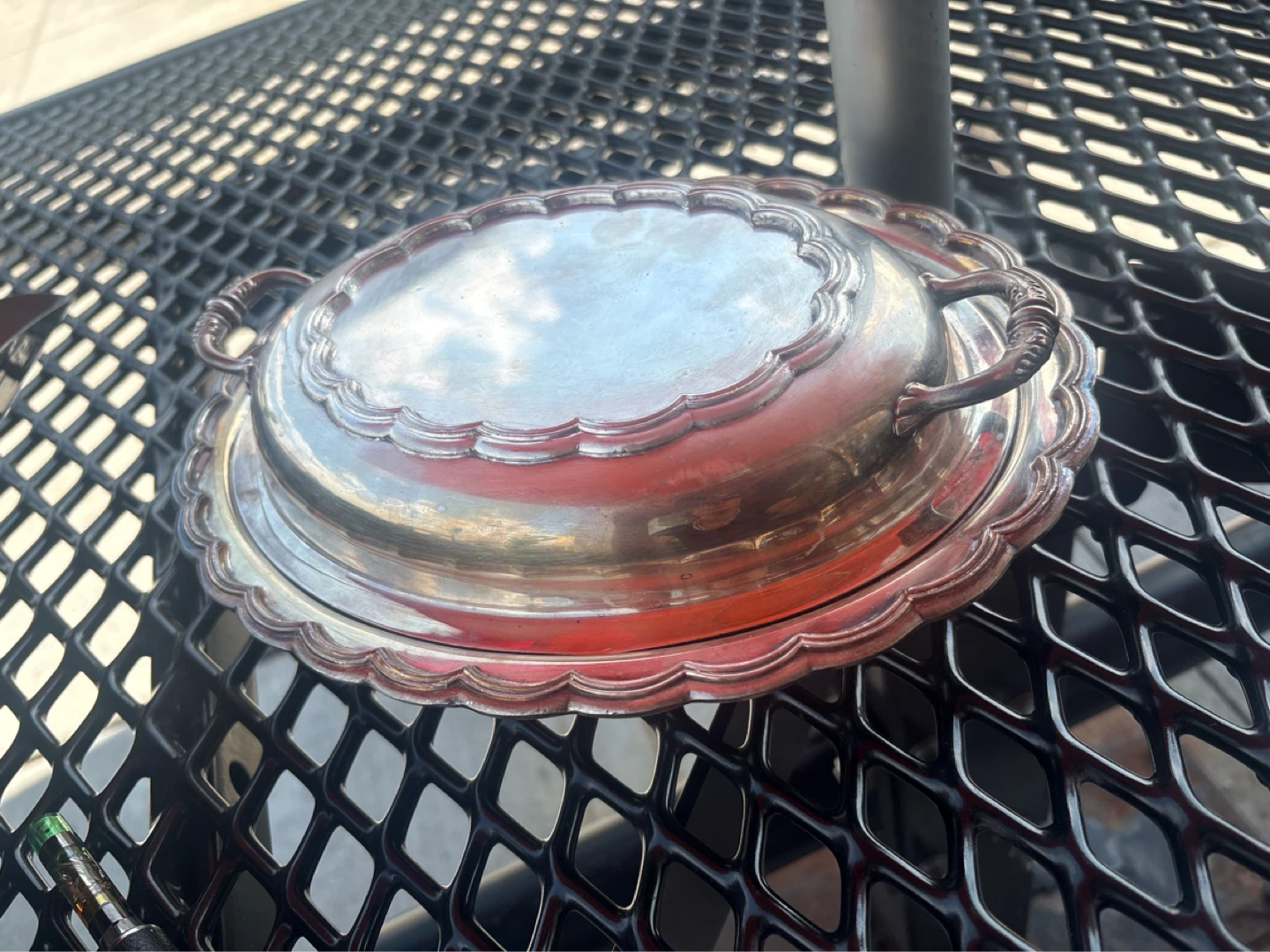 Silver Plated Serving Dish with Lid
